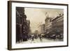 New York, Winter Scene in Broadway, c.1857-Hippolyte Victor Valentin Sebron-Framed Giclee Print