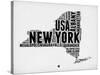 New York Word Cloud 2-NaxArt-Stretched Canvas