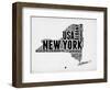 New York Word Cloud 2-NaxArt-Framed Art Print