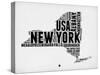 New York Word Cloud 2-NaxArt-Stretched Canvas