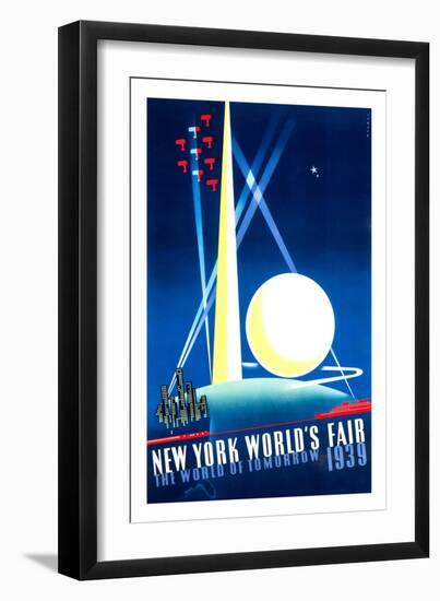 New York World's Fair 1939-Joseph Binder-Framed Art Print