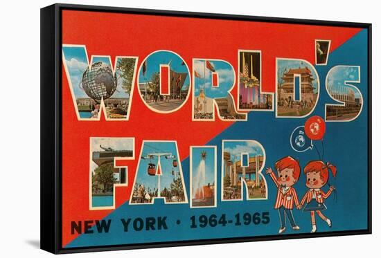 New York World's Fair, 1964-1965-null-Framed Stretched Canvas