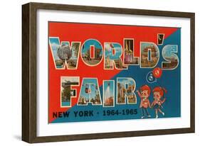 New York World's Fair, 1964-1965-null-Framed Art Print