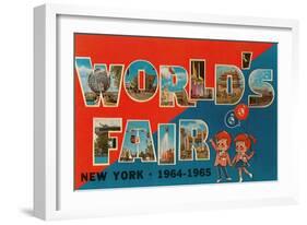 New York World's Fair, 1964-1965-null-Framed Art Print