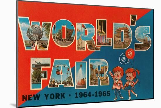 New York World's Fair, 1964-1965-null-Mounted Art Print