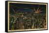 New York World's Fair of 1939 As Seen from Empire State Building-null-Framed Stretched Canvas