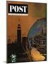 "New York World's Fair," Saturday Evening Post Cover, May 23, 1964-John Zimmerman-Mounted Giclee Print