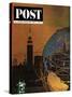 "New York World's Fair," Saturday Evening Post Cover, May 23, 1964-John Zimmerman-Stretched Canvas
