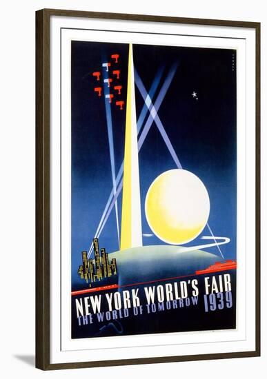 New York World's Fair, World of Tomorrow-Joseph Binder-Framed Art Print