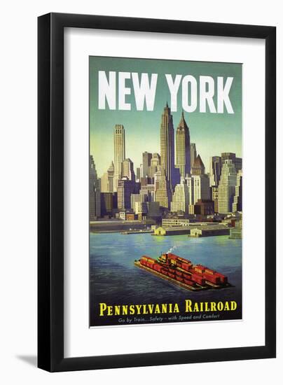 New York World's Fair-null-Framed Premium Giclee Print