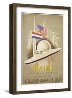 New York Worlds Fair, 1939-null-Framed Art Print