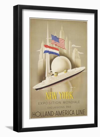 New York Worlds Fair, 1939-null-Framed Art Print