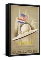 New York Worlds Fair, 1939-null-Framed Stretched Canvas