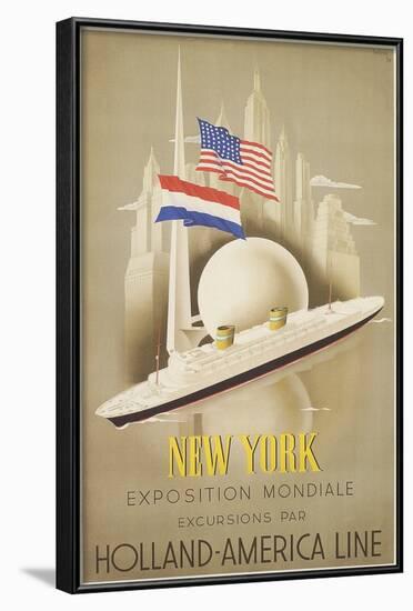 New York Worlds Fair, 1939-null-Framed Art Print