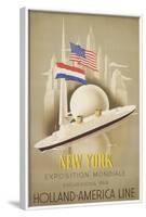 New York Worlds Fair, 1939-null-Framed Art Print