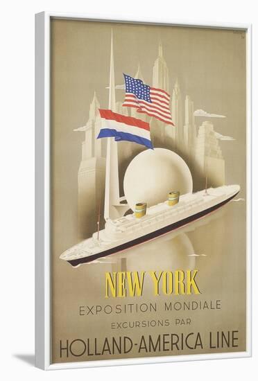 New York Worlds Fair, 1939-null-Framed Art Print