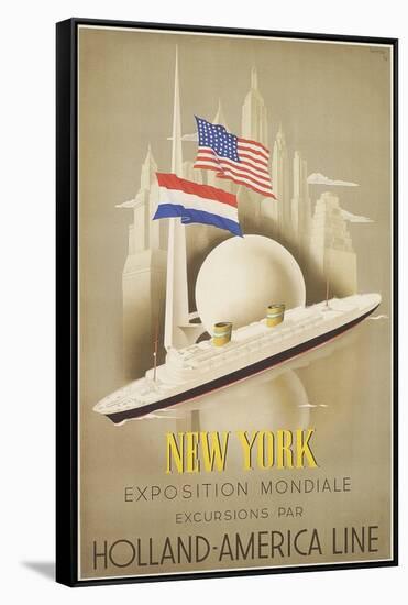 New York Worlds Fair, 1939-null-Framed Stretched Canvas