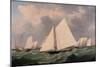 New York Yacht Club Regatta, 1856-Fitz Henry Lane-Mounted Giclee Print