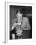 New York Yankee Joe Dimaggio Drinking Coffee-Carl Mydans-Framed Premium Photographic Print