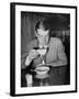 New York Yankee Joe Dimaggio Drinking Coffee-Carl Mydans-Framed Premium Photographic Print