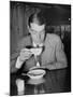 New York Yankee Joe Dimaggio Drinking Coffee-Carl Mydans-Mounted Premium Photographic Print