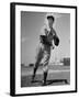 New York Yankee Joe DiMaggio in the Field-Carl Mydans-Framed Premium Photographic Print