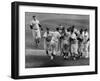 New York Yankees Celebrating During a World Series Game-null-Framed Premium Photographic Print