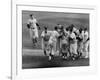 New York Yankees Celebrating During a World Series Game-null-Framed Premium Photographic Print