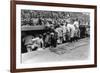 New York Yankees Dugout, Baseball Photo - New York, NY-Lantern Press-Framed Art Print