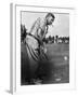 New York Yankees. Retired Outfielder Babe Ruth Playing Golf, Late 1940s-null-Framed Photo