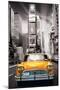 New York Yellow Cab-null-Mounted Poster