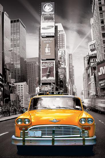 New York Yellow Cab-null-Lamina Framed Poster