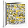 New York Yellow-Sharon Turner-Framed Art Print