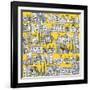 New York Yellow-Sharon Turner-Framed Art Print