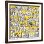 New York Yellow-Sharon Turner-Framed Premium Giclee Print