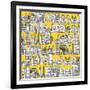 New York Yellow-Sharon Turner-Framed Premium Giclee Print