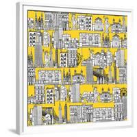 New York Yellow-Sharon Turner-Framed Premium Giclee Print