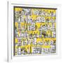 New York Yellow-Sharon Turner-Framed Art Print