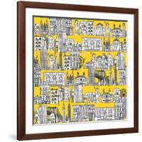 New York Yellow-Sharon Turner-Framed Art Print