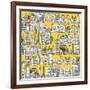 New York Yellow-Sharon Turner-Framed Art Print