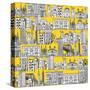 New York Yellow-Sharon Turner-Stretched Canvas