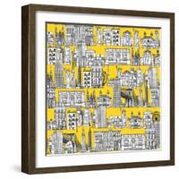 New York Yellow-Sharon Turner-Framed Art Print