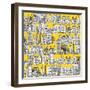 New York Yellow-Sharon Turner-Framed Art Print