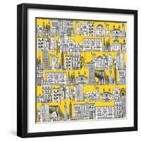 New York Yellow-Sharon Turner-Framed Art Print