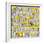 New York Yellow-Sharon Turner-Framed Art Print