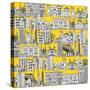 New York Yellow-Sharon Turner-Stretched Canvas