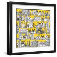 New York Yellow-Sharon Turner-Framed Art Print