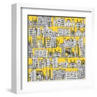 New York Yellow-Sharon Turner-Framed Art Print