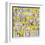 New York Yellow-Sharon Turner-Framed Art Print