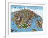 New York-Hartwig Braun-Framed Art Print